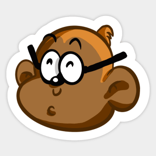 Cheeky Cute Kawaii Monkey Sticker